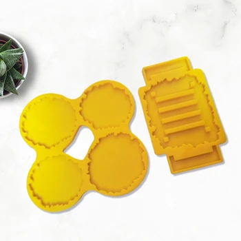 Coaster+Sta Set Rășină Epoxidică Mucegai Cupa Mat+Suport Silicon Mucegai Meserii DIY Kit T4MD