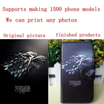 DIY Telefon sac personalizate personalizate Imagine foto din piele PU caz flip cover pentru Huawei P8 Lite Inteligent 5