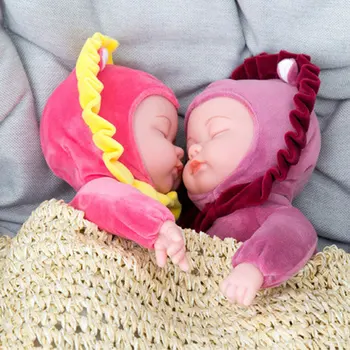 25CM animal de Pluș Umplute Baby Doll Simulat Copii de Dormit Păpuși Jucarii pentru Copii Cadou de Ziua de nastere Pentru Copii papusa reborn