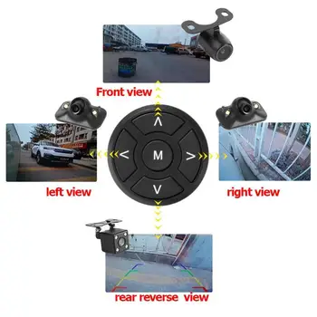 5Inch 360 Bird View 4 Sistem de aparat de Fotografiat Panoramic Auto DVR Înregistrare de Parcare Asistarea Monitor Fata+Spate+Stanga+Dreapta de Vedere Cam