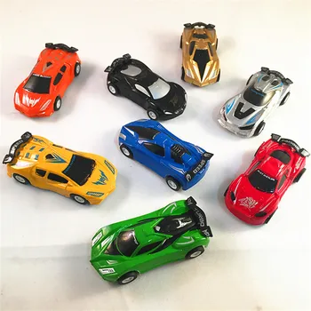 6Pcs/set Mini Masina de Jucarie Model de turnat sub presiune se retraga Masina de Curse de Simulare de Autobuz, Camion, Vehicul din Plastic Drăguț Jucării Pentru Băieți Copii Cadouri