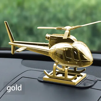 Masina Consumabile Creative Elicopter Decor de Înaltă calitate de Metal Cadou Solare Masina Parfumul Parfum Mașină de Avion Ornament