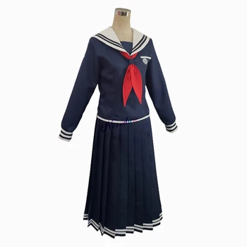 Anime Danganronpa Dangan-Ronpa 2 Toko Fukawa Cosplay Costum Uniforma Școlară, Costumul Cu Peruca, Ochelari