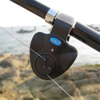 În aer liber, Pescuit la Crap Indicator Electronic de Pește Muscatura de Sunet Olta Alarmă Set Sonerie Buzzer pe Rod cu Noaptea Indicator LED Pesca