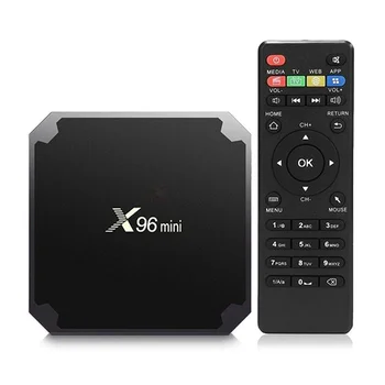 Noi QHDTV X96 Mini Set Top Box Android 9.0 8GB 16GB Bluetooth S905W Quad CORE X96 Mini Leadcool Lxtream Jucător HD Smart TV Box