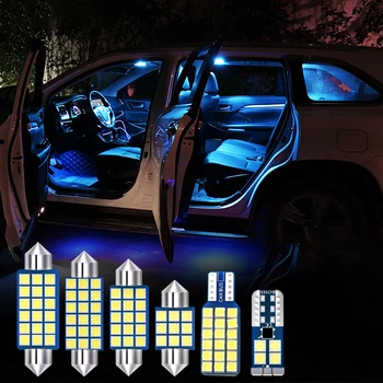 12v Eroare Gratuite Auto Becuri cu LED-uri de Interior veioze Portbagaj Oglindă zona picioarelor Lumini Pentru BMW Seria 3 E46 Accesorii 14pcs