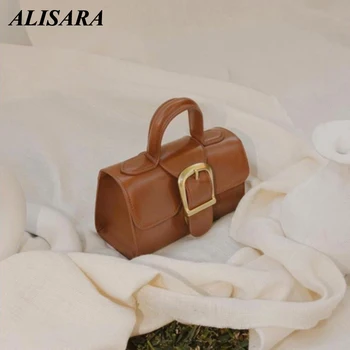 Piele naturala lucrat manual vintage Femei Geanta Crossbody Mici pătrate sac Geantă de mână de Lux 2020 Doamnelor Designer de Geantă de Umăr clasică