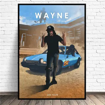 Wayne Mașină Film De Arta Canvas Printuri Acasă Decor De Perete Pictura