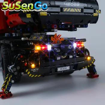 SuSenGo Lumină LED-uri Kit Pentru 42082 Seria Technic Macara Teren Accidentat