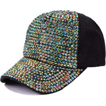 De înaltă Calitate FEMEI brand șapcă de baseball noua moda stras de cristal denim snapback capace cu ridicata femeie hip hop snapbacks pălării