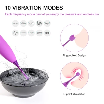 De înaltă Frecvență G-spot Clitoris cu Vibrator Vaginal Biberon Stimulator de Silicon pentru Masaj Jucarii Sexuale pentru Femei Adulte Produse de Sex-Shop