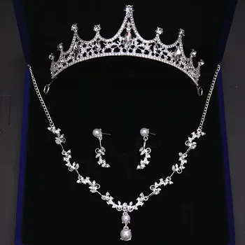 Moda Colier Cercei pentru Mirese Austriac de Cristal Seturi de Bijuterii de Mireasă Rochie de Petrecere, Accesorii Cadouri pentru Femei