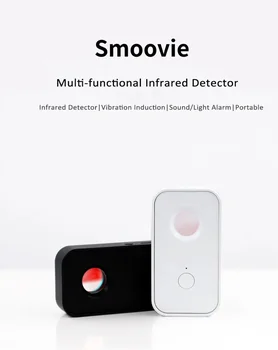 Xiaomi mijia Smoovie Infraroșu Detector Camera Pinhole Detector de scanare senzor de vibrații sunet / lumina de alarmă pentru călătorie de Afaceri hotel