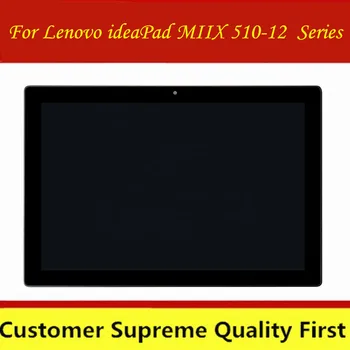 Original Pentru Lenovo ideaPad MIIX 510-12 miix 510 12 Seria LED LCD touch Screen digitizer asamblare miix 510-12isk cu cadru