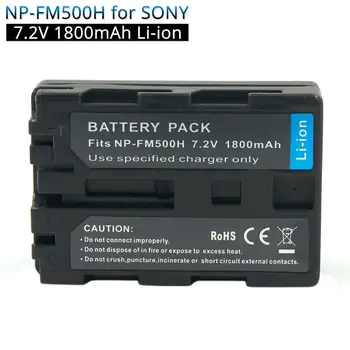 NP-FM500H NPFM500H NP FM500H 1800mAh baterie Reîncărcabilă aparat de Fotografiat Baterie pentru Sony A57 A58 A77 A300 A200 A500 A580 A550 A350, A700 A850