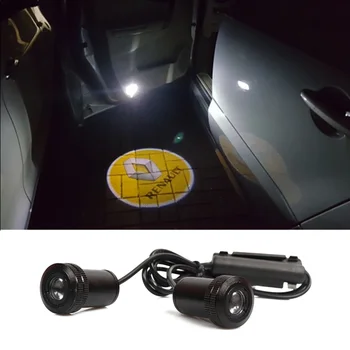2x LED-uri Auto Ușa Logo Proiector Lumina Pentru Renault duster megane 2 3 4 clio captura logan 1 2 fluence 2011 cadjar 2017 2018 2019