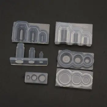 Handmade 3D Mini Gem de Sticla Borcan cu Apă Pandantiv Miniture Alimente Juca UV Rășină de Turnare Mucegai Silicon Mucegai de Luare de Bijuterii Instrument