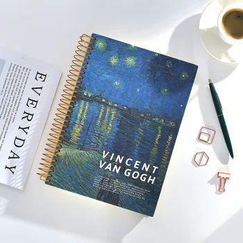 Noul Master Pictură Serie De Creație Van Gogh Arta Literară Parte Notebook Van Gogh Planificator Lunar Agenda Organizator Drăguț De Călătorie