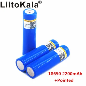 2020 NOU LiitoKala Baterie 18650 Capacitate 3.7 V, 2200 mAh Li-Po Baterie Reîncărcabilă 18650 Baterie De Masina / Jucarii / Lanterna