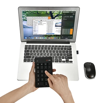 RF 2.4 G Wireless Tastatura Numerică Tastatura&Mouse Optic Combo Pentru Desktop Laptop