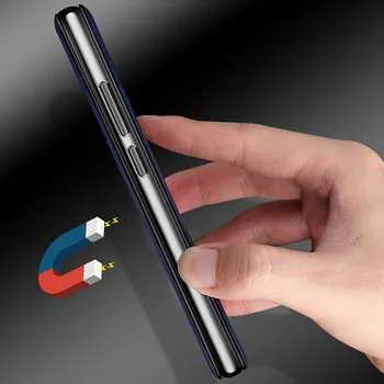 Magnetic Flip Caz de Telefon Pentru Xiaomi Mi 10t Pro T10 Lite Poco X3 NFC 10 Lumina Capacul din Spate pe Xiomi Xaomi Redmi 9A 9C 9 Shell Armura