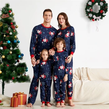 2020 Noua Familie De Craciun Potrivire Set De Pijama Tatăl Mama Fiul Fiica Haine Fete Băiat Mama Tata Set De Pijama Baby Vladan