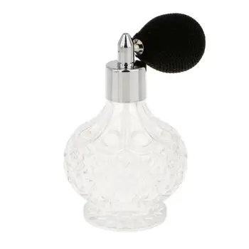 10ml de Cristal Parfum de Epocă Sticle GOALE Floare de Lotus Doamna Favoarea Gol Reîncărcabile Cristal de Sticla de Parfum cu Pulverizator Atomiz