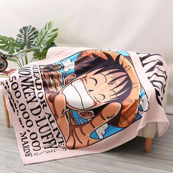 Pătură Foto Personalizate De Design Flanel Pătură De Lână Anime One Piece Tipărite Canapea Pat Cald Arunca Pătură Pătură Adult