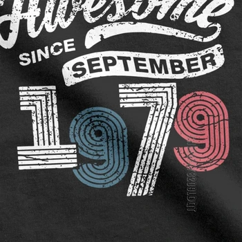 Minunat Din septembrie 1979 Cămașă Vintage-a 39-a Aniversare T-Shirt Tricou Om de sex Masculin Tricou Topuri de Vara de Bază Tricouri Bumbac Pur
