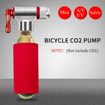 Portabil Pistolet de CO2 Biciclete Mini Pompa de Aer din Aliaj de Aluminiu MTB Biciclete Rutier CO2 Pneumatice Accesorii pentru Biciclete