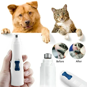 Reîncărcabilă animale de Companie de Unghii Polizor Câine Unghiera Nedureros USB Electric Labe de Pisica Tăiere Unghii Îngrijire Trimmer Dropshipping