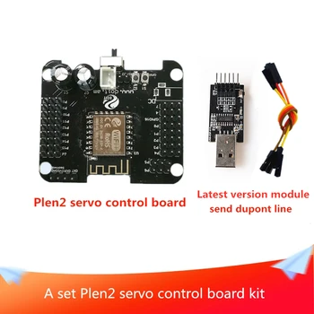 Un Set Plen2 Servo Control Bord Kit pentru 18DOF ViVi Mini Robot Umanoid RC Educație Robotic Controler Wireless DIY Piese Robot