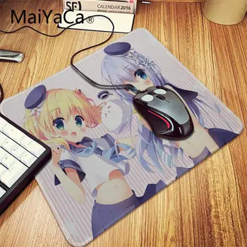 Maiyaca Un Iepure Hoto Kokoa Kafuu Chino anime mouse pad gamer covoare de joc de Inchidere Margine de gaming Mousepad Mat Tastatura Mat de Masă Pad