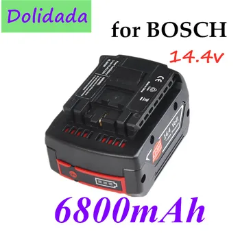 1-3PCS 14.4 V 6800mah baterie Reîncărcabilă Li-ion Baterie Pack pentru Acumulator BOSCH Burghiu Electric Șurubelniță BAT607 BAT607G BAT614