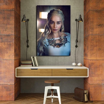 Daenerys Targaryen Panza Pictura, Postere, Printuri De Marmură Arta De Perete Pictura Imagini Decorative Moderne Acasă Decorare Cadru