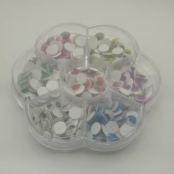 7 culori 210pcs 8mm/10mm Mobile de Jucărie Ochi ochi de Plastic jucării DIY Accesorii Googly Wiggly Jucărie Ochii pentru păpuși de pluș ping