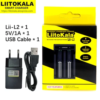 2020 LiitoKala Lii-L2 Lii-L4 18650 baterie Reîncărcabilă încărcător 4Slot 2slot Pentru 16340 26650 21700 18650 baterii+5V plug