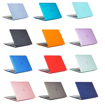 Mat Cristal de Plastic Greu de Cazuri husa pentru Laptop pentru MacBook Pro13 Noi Pro12 13 15 Inch A2159 A1708 A2289 A1989 13Air A2179 A2337