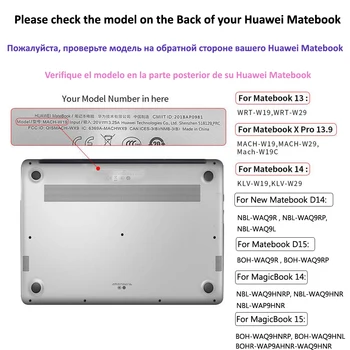 Personalizate Protector Acoperi Caz Pentru HUAWEI MateBook XPro 2019 13.9 Mate13 14 WRT-W19 W29 Pereche D14 D15 2020 Onoare Magicbook 14 15