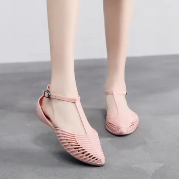 LEOSOXS 2020 Femei Pantofi de Vara Plat Toc Flip Scurtă Spic Flip - flop Sandale Plate pentru Femei Pantofi cu 5 Culori