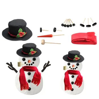 Asambla Crăciun snowman dress up costum de Craciun Decoratiuni de Vacanță cel Mai bun Cadou X4YD
