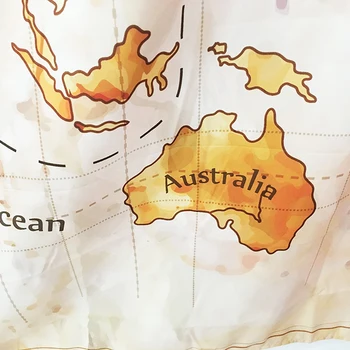 Oceania Harta Lumii Albastru 230x180cm Epocă 130x150cm Agățat de Perete Indian Mandala Agățat de Perete Tapiserie Boho Yoga Mat de Masă