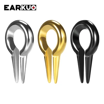 EARKUO Moda Stil Popular din Oțel Inoxidabil Rotunde Shell Inima Ureche Greutate Corp Bijuterii Cercel Piercing Gagues Brancarde 8mm