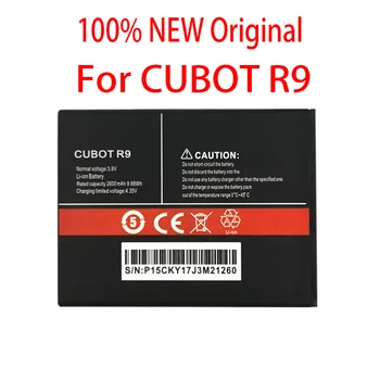 Original 2600mAh CUBOT R9 Baterie Pentru CUBOT R9 Telefon Mobil În Stoc cele mai Recente de Producție de Înaltă Calitate Baterie+Numărul de Urmărire