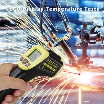 600℃ /1112℉ Pirometru GM320S Infraroșu de Înaltă Temperatură Termometru Industria U4LB