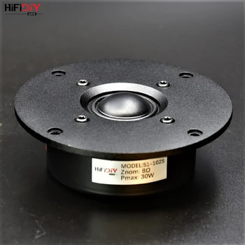 HIFIDIY LIVE hifi 4 4.5 inch Tweeter Unitate Difuzor de Mătase neagră membrana 8OHM 30W Înalte Difuzor X1S 100 102 103 104 110 116mm