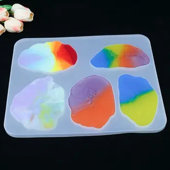 1 Set Cristal Rășină Epoxidică Mucegai Coaster Turnare Mucegai Silicon Meserii DIY Bijuterii Instrumente