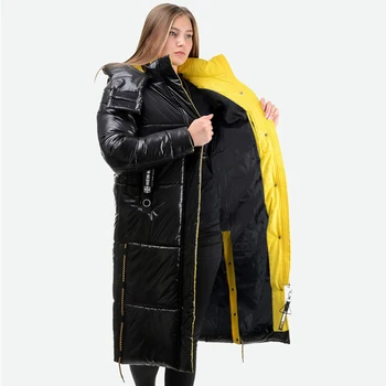 CEPRASK 2020 Noua Jacheta de Iarna pentru Femei Plus Dimensiune la Modă pentru Femei Haina de Iarna Windproof cu Glugă Călduroasă în Jos Jacheta Parka îmbrăcăminte exterioară