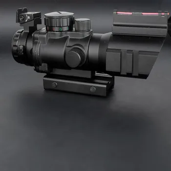 4 x 32 Acog Riflescope 20mm coadă de rândunică Reflex Optica domeniul de Aplicare Tactice Vedere Pentru Pistol Pusca Airsoft Sniper Lupa Pistol cu Aer