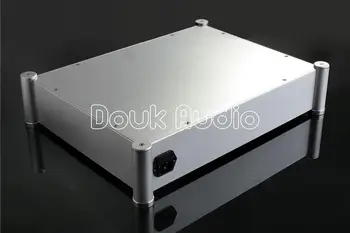 Nobsound șasiu din Aluminiu DAC caz amplificator cabina de DIY Cabinet HiFi Cutie 430*95*330 mm